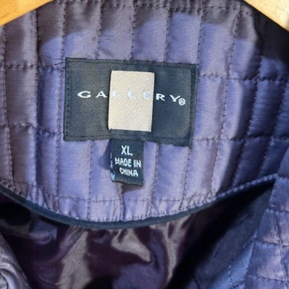 NWT Gallery Quilted Jacket in Blackberry Plum XL - Picture 4 of 7